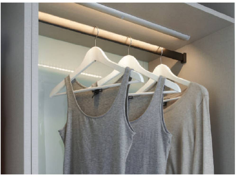 HAFELE WARDROBE RAIL RACTANGULAR 3000 MM